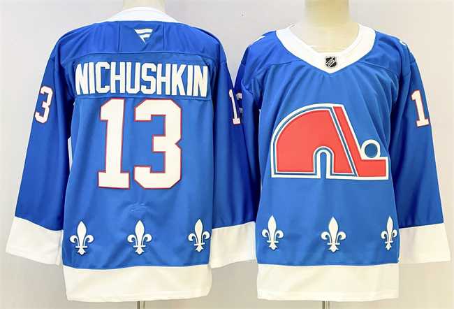 Men%27s Colorado Avalanche #13 Valeri Nichushkin Blue 2025 Stitched Jersey