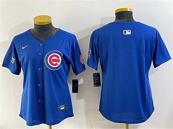 Youth Chicago Cubs Blank Royal %27Ryne Sandberg Tribute%27 Vapor Limited V2 Stitched Jersey