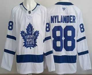 Men%27s Toronto Maple Leafs #88 William Nylander White Authentic Jersey