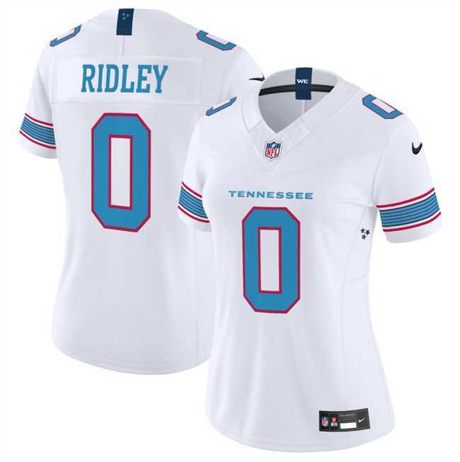 Women%27s Tennessee Titans #0 Calvin Ridley White 2026 F.U.S.E. Vapor Limited Stitched Jersey Dzhi