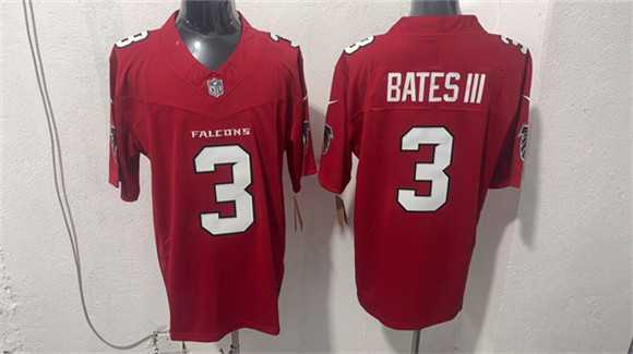 Men%27s Atlanta Falcons #3 Jessie Bates III Red 2026 New F.U.S.E. Vapor Untouchable Limited Stitched Jersey