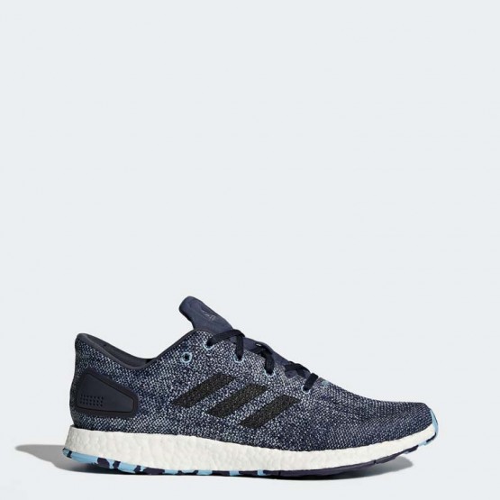 Mens White/Core Black Adidas Pureboost Dpr Ltd Running Shoes 225WZXJM