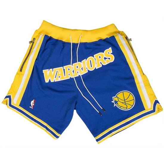 Golden State Warriors Basketball Shorts 017->nba shorts->NBA Jersey
