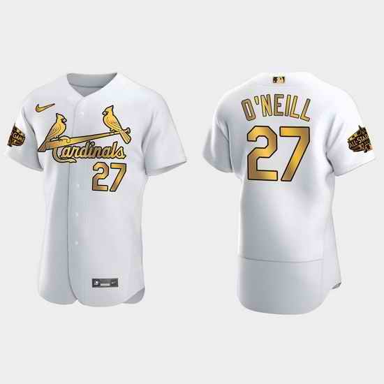 Men St.Louis Cardinals Tyler O'Neill 2022 Mlb All Star Game White Gold Men Jersey->2022 all star->MLB Jersey