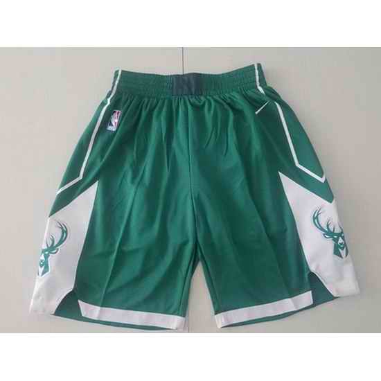 Milwaukee Bucks Basketball Shorts 002->nba shorts->NBA Jersey
