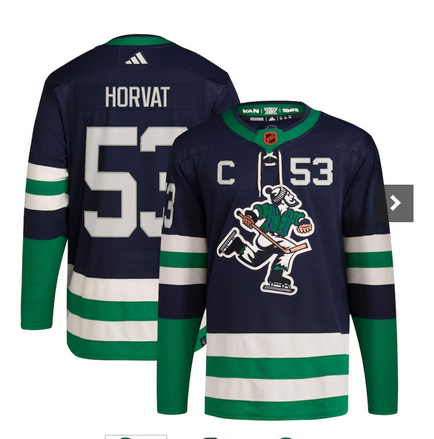 Men Vancouver Canucks #53 Bo Horvat jersey->st.louis blues->NHL Jersey