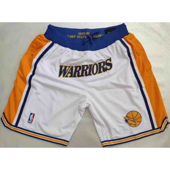 Golden State Warriors Basketball Shorts 014->nba shorts->NBA Jersey