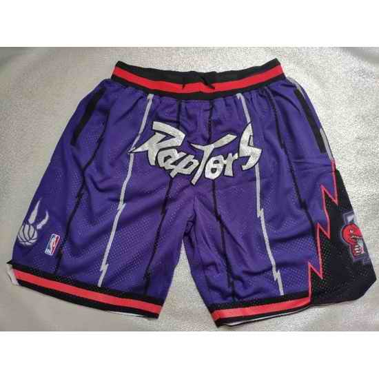 Toronto Raptors Basketball Shorts 010->nba shorts->NBA Jersey