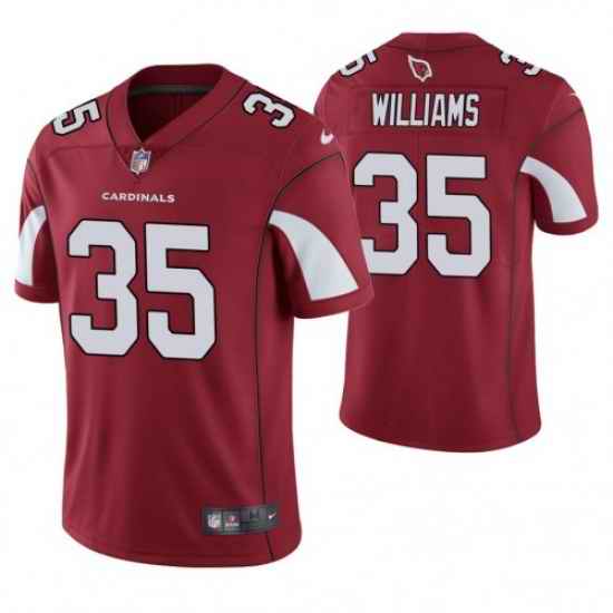 Men Nike Arizona Cardinals #35 Aeneas Williams Red Vapor Untouchable Limited Player Jersey->denver broncos->NFL Jersey
