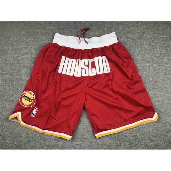 Houston Rockets Basketball Shorts 013->nba shorts->NBA Jersey
