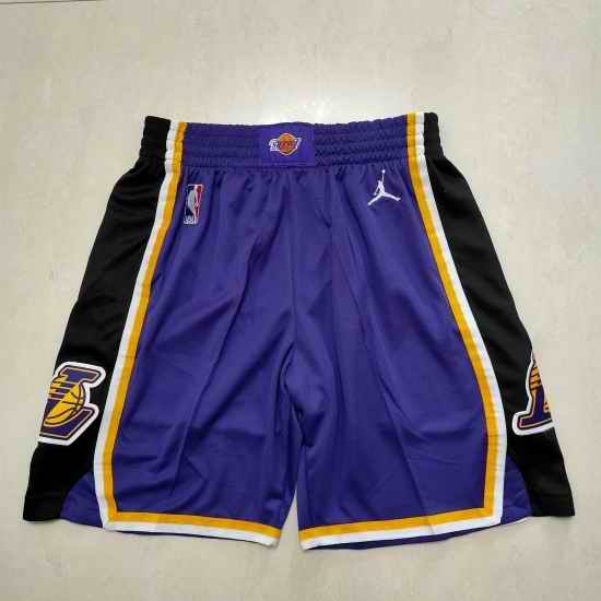 Los Angeles Lakers Basketball Shorts 030->nba shorts->NBA Jersey