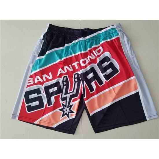 San Antonio Spurs Basketball Shorts 004->nba shorts->NBA Jersey