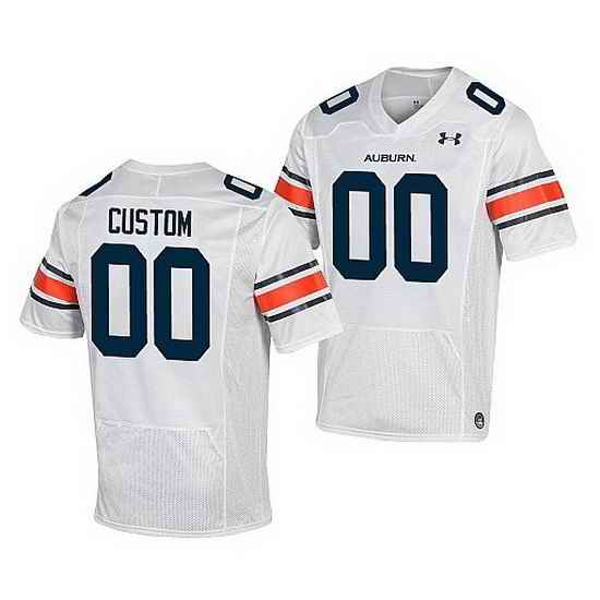 Auburn Tigers Custom White Replica Men'S Jersey->->Custom Jersey