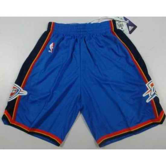 Oklahoma City Thunder Basketball Shorts 002->nba shorts->NBA Jersey