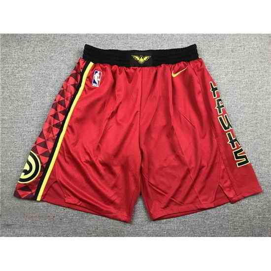 Atlanta Hawks Basketball Shorts 003->nba shorts->NBA Jersey