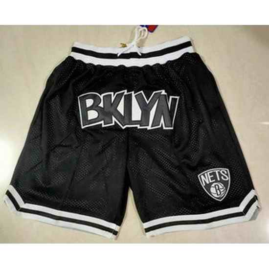 Brooklyn Nets Basketball Shorts 009->nba shorts->NBA Jersey