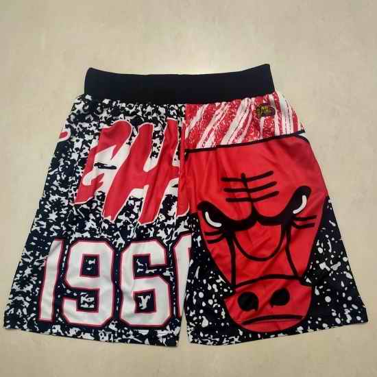 Chicago Bulls Basketball Shorts 016->nba shorts->NBA Jersey