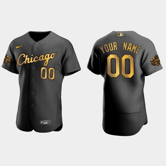 Men Women Youth Chicago White Sox Custom 2022 Mlb All Star Game Authentic Black Men Jersey->->Custom Jersey