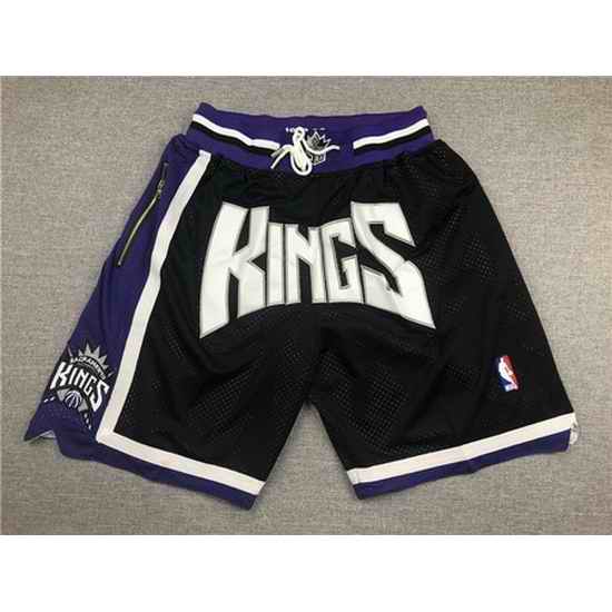 Sacramento Kings Basketball Shorts 001->nba shorts->NBA Jersey