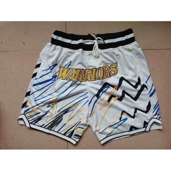 Golden State Warriors Basketball Shorts 016->nba shorts->NBA Jersey