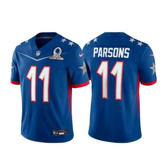 Men 2022 NFL Pro Bowl Dallas Cowboys #11 Micah Parsons NFC Blue Jersey->2022 pro bowl->NFL Jersey