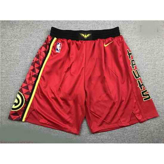 Atlanta Hawks Basketball Shorts 005->nba shorts->NBA Jersey