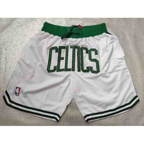 Boston Celtics Basketball Shorts 011->nba shorts->NBA Jersey