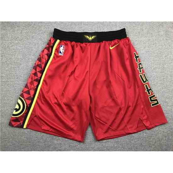 Atlanta Hawks Basketball Shorts 007->nba shorts->NBA Jersey