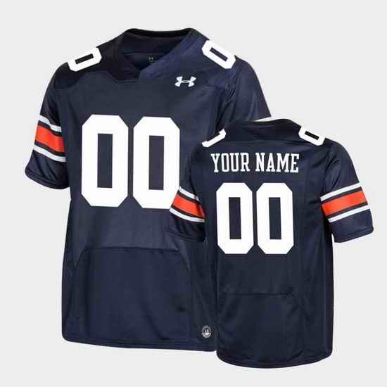 Auburn Tigers Custom Navy Replica Football Jersey->->Custom Jersey