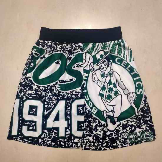 Boston Celtics Basketball Shorts 014->nba shorts->NBA Jersey