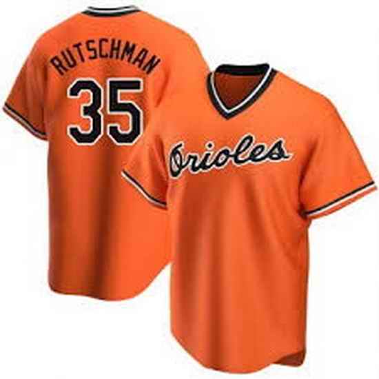 Baltimore Orioles #35 RutschmanOrange Jersey->youth mlb jersey->Youth Jersey