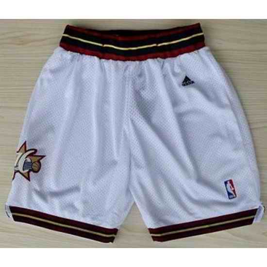 Philadelphia 76ers Basketball Shorts 002->nba shorts->NBA Jersey