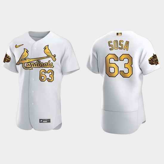 Men St.Louis Cardinals Edmundo Sosa 2022 Mlb All Star Game White Gold Men Jersey->2022 all star->MLB Jersey