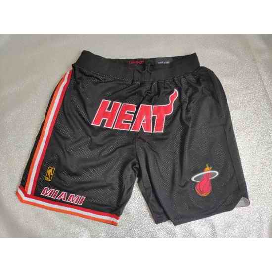 Miami Heat Basketball Shorts 026->nba shorts->NBA Jersey