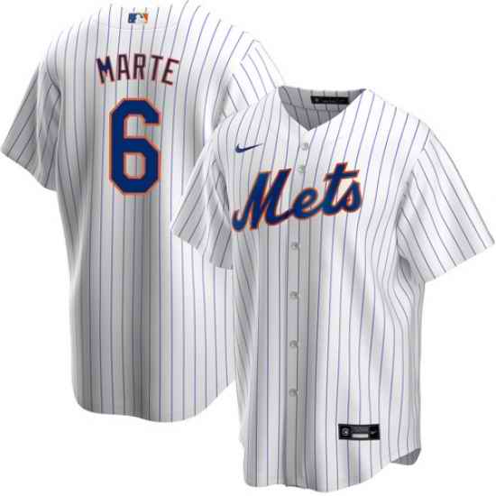 Men Nike New York Mets #6 Starling Marte White Cool Base Stitched MLB Jersey->pittsurgh pirates->MLB Jersey