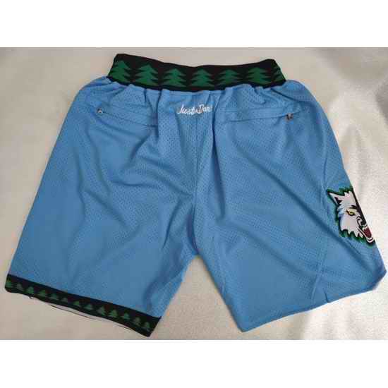 Minnesota Timberwolves Basketball Shorts 010->nba shorts->NBA Jersey