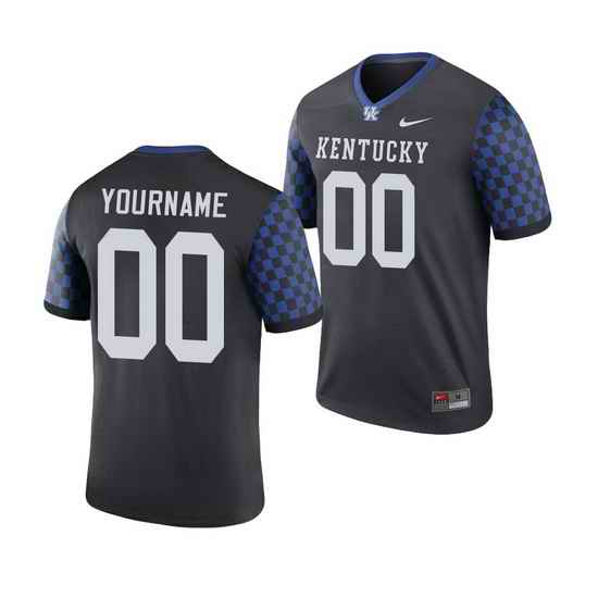 Kentucky Wildcats Custom Black Legend Men'S Jersey->->Custom Jersey