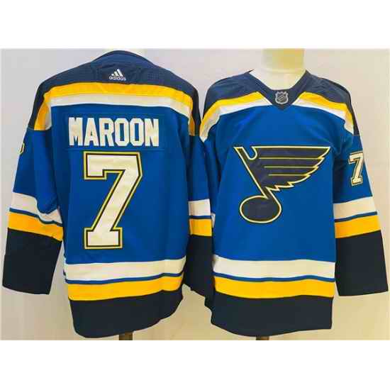 Men St  Louis Blues #7 Patrick Maroon Blue Winter Classic Stitched Jersey->anaheim ducks->NHL Jersey
