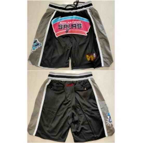 San Antonio Spurs Basketball Shorts 008->nba shorts->NBA Jersey