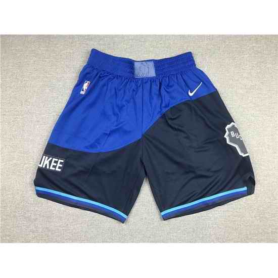 Milwaukee Bucks Basketball Shorts 008->nba shorts->NBA Jersey