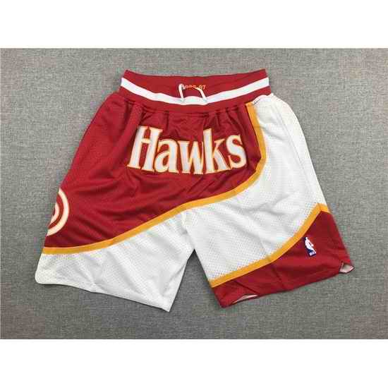 Atlanta Hawks Basketball Shorts 001->nba shorts->NBA Jersey