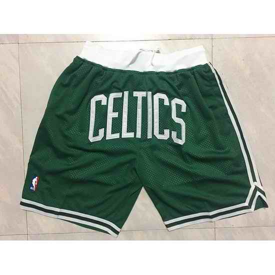 Boston Celtics Basketball Shorts 005->nba shorts->NBA Jersey