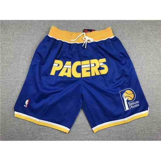 Indiana Pacers Basketball Shorts 004->nba shorts->NBA Jersey