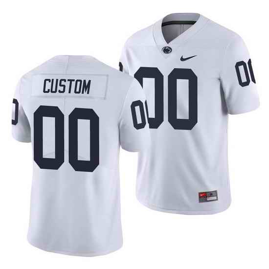 penn state nittany lions custom white limited men's jersey->->Custom Jersey