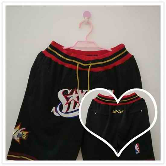 Philadelphia 76ers Basketball Shorts 007->nba shorts->NBA Jersey