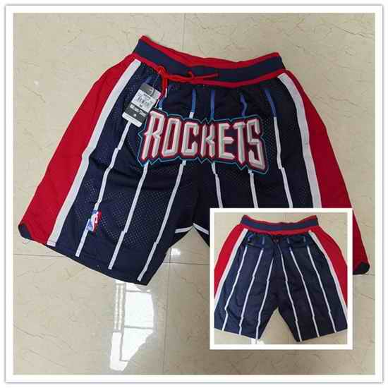 Houston Rockets Basketball Shorts 004->nba shorts->NBA Jersey