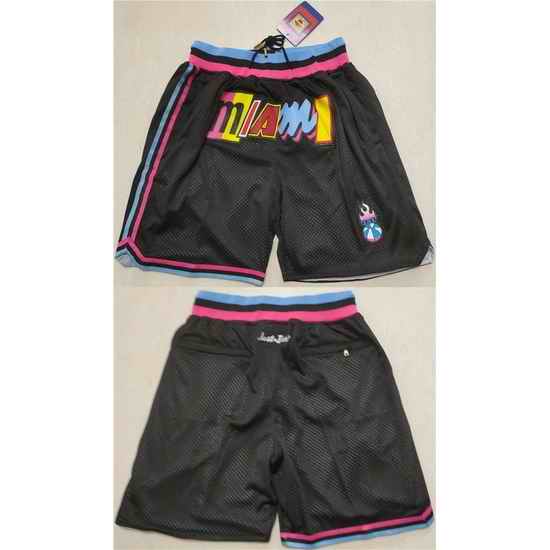 Miami Heat Basketball Shorts 041->nba shorts->NBA Jersey