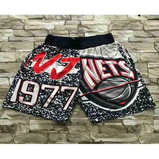 Brooklyn Nets Basketball Shorts 017->nba shorts->NBA Jersey