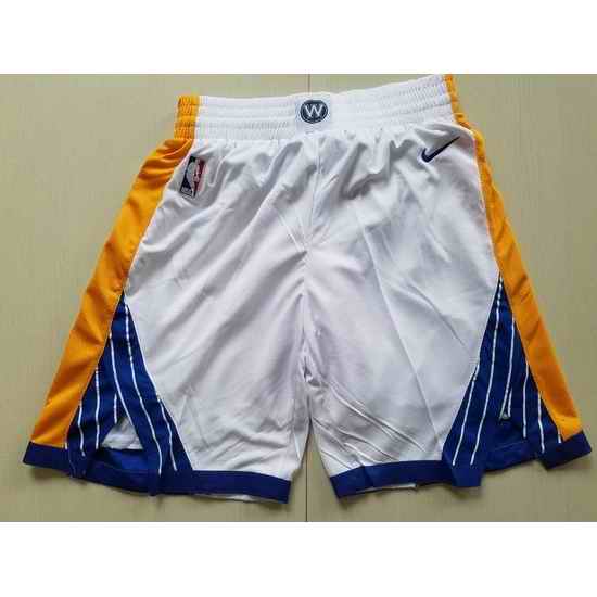 Golden State Warriors Basketball Shorts 010->nba shorts->NBA Jersey