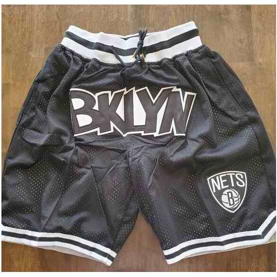 Brooklyn Nets Basketball Shorts 018->nba shorts->NBA Jersey